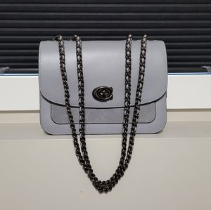 Women's Deaigner Purse Coach Madison Tri-Fabric Grey Shoulder Bag